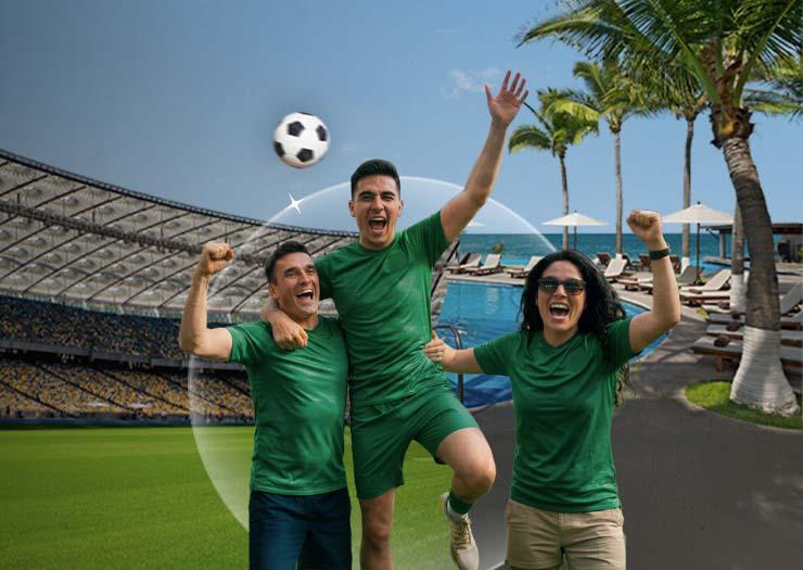 FEEL THE EXCITEMENT OF SOCCER AT KRYSTAL Krystal® Cancún FEEL THE EXCITEMENT OF SOCCER AT KRYSTAL Krystal® Cancún